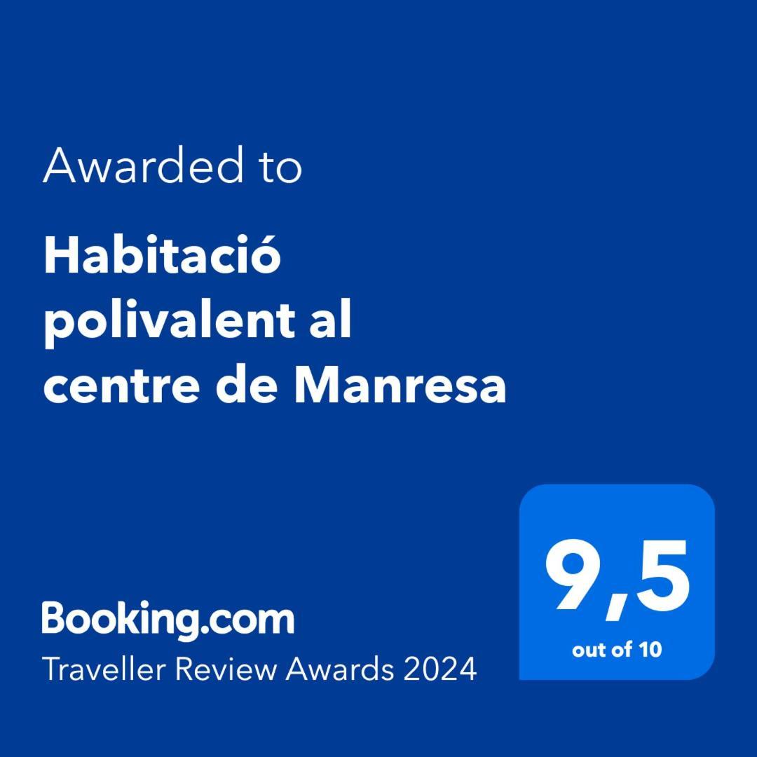Habitacio Polivalent Al Centre De Manresa Lägenhet Exteriör bild